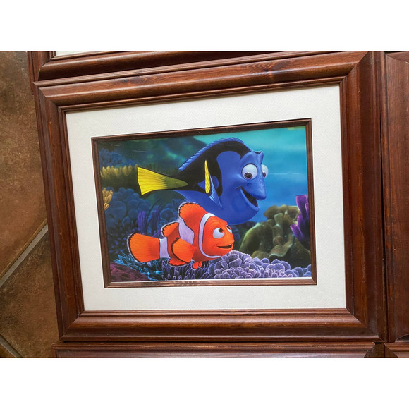 Disney Exclusive Litograph Custom Wood Frames - Picture 3 of 6